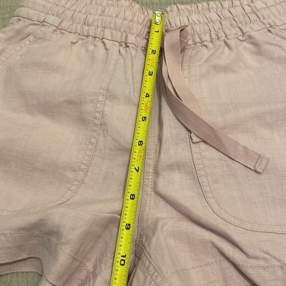 J. Crew Seaside light pink  shorts in linen blend with pockets. Size XXS - Picture 7 of 12